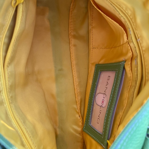Bandolino Lime Green Leather Satchel Bag - Picture 10 of 14